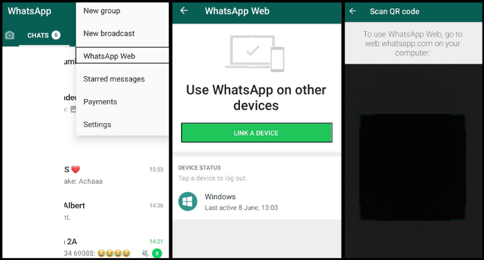 Connect WhatsApp Web Mobile QR Code