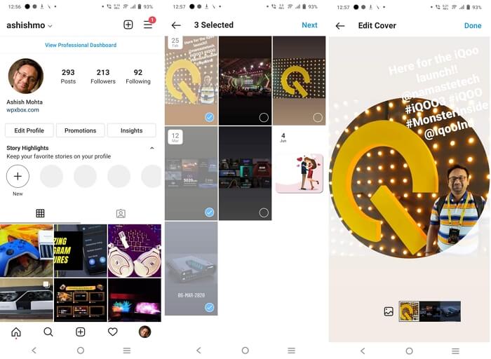 use Instagram Stories Highlights