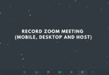 Record Zoom Meeting (Mobile, Desktop and Host)