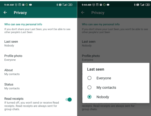 How to Hide 'Last Seen' and Read Receipts on WhatsApp
